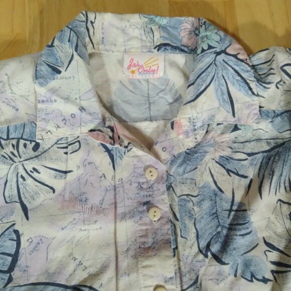 Vintage Jr's Only California Hawaiian Shirt - Picture 3 of 8